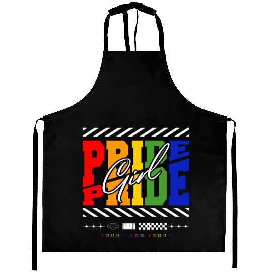 Love Is Love Pride Colors Of Rainbow Equality fun Aprons