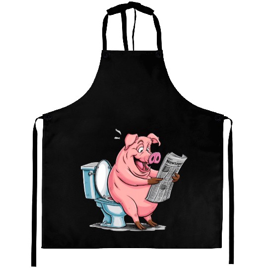 Piggy Break: Reading Time Aprons