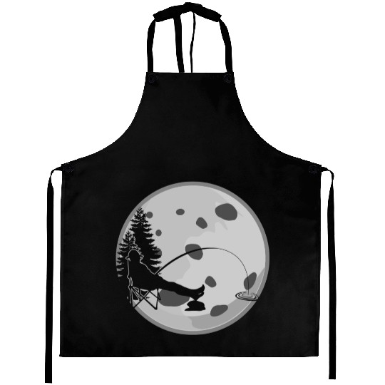 Fishing Rod Fisherman Anlger Fish Aprons