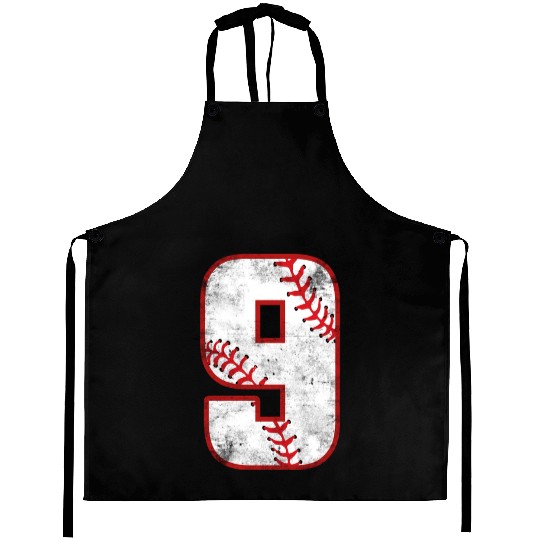 "Vintage 9: Classic Baseball Aprons"