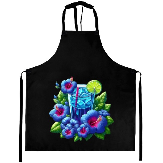 Blue hibiscus tea Aprons