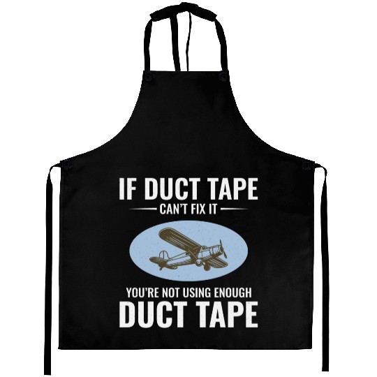 Aircraft Mechanic Aviation Technician Duct Tape Aprons