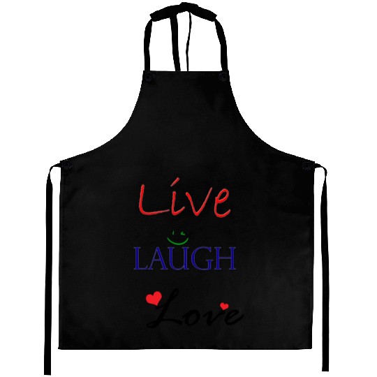 Live Laugh Love Aprons