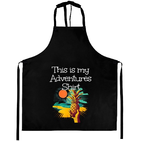 This Adventures Clothes Pineapple Aprons