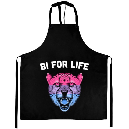 Bi for Life Bisexual LGBTQ Bi Pride LGBT Gay Pride Aprons
