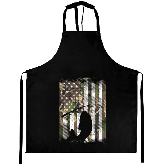 Camo Fish Hook Antler Deer Hunting Buck Hunter Aprons