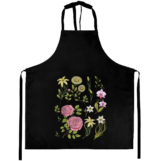 Flowers Cottagecore Mushroom Indie Clothes Aprons