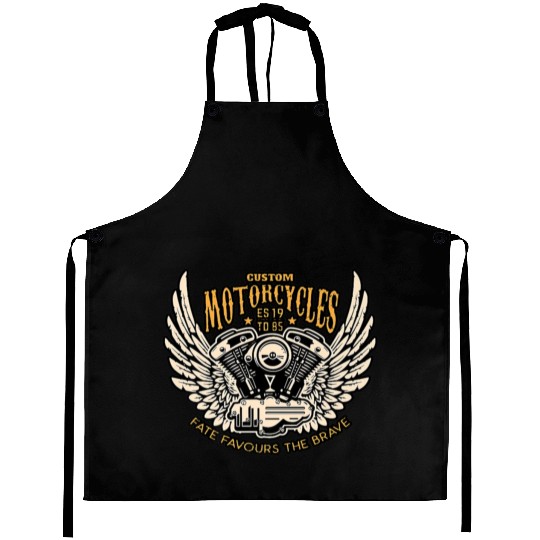 Motorcyclists chopper clothing Premium Aprons