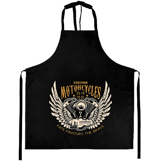 Motorcyclists chopper clothing Premium Aprons