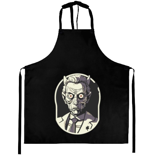 Principal Chief Satan of Nightmares Aprons