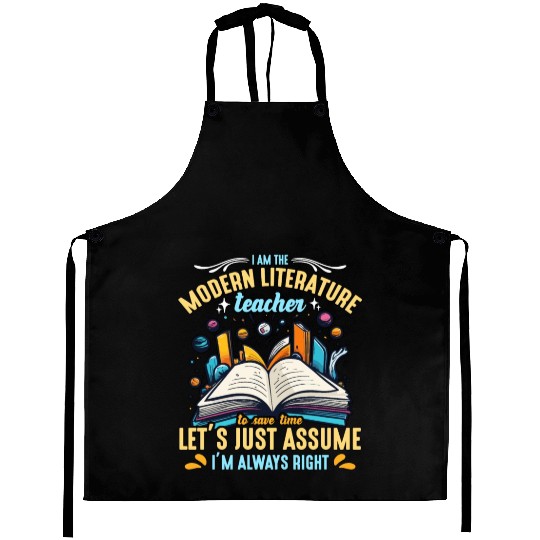 Literature Teacher I Am The Modern Educator Reader Aprons