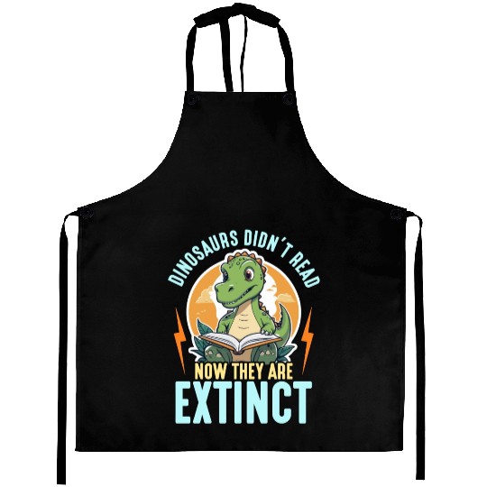 Literature Teacher Dinosaurs Didn't Read Librarian Aprons