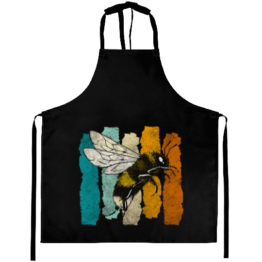 Honey Bee Nature Flowers Bees Aprons