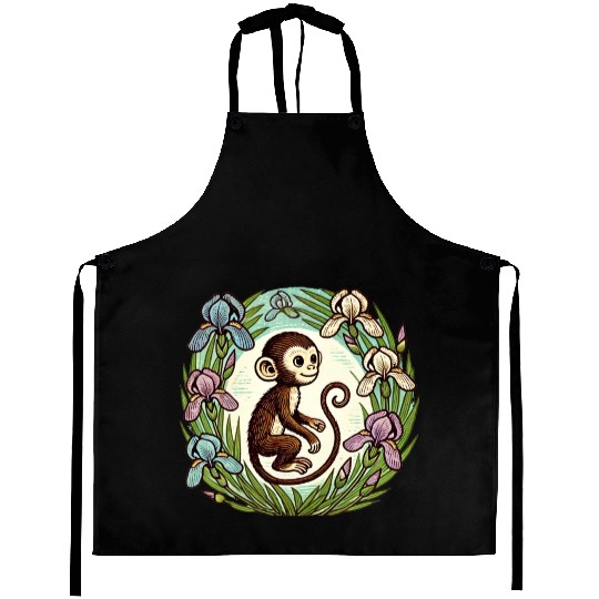 Iris Monkey Aprons