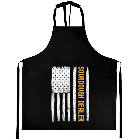 Sourdough Dealer Flag s Women Aprons