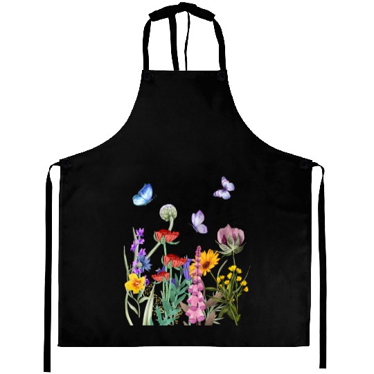 Wild flowers garden Aprons