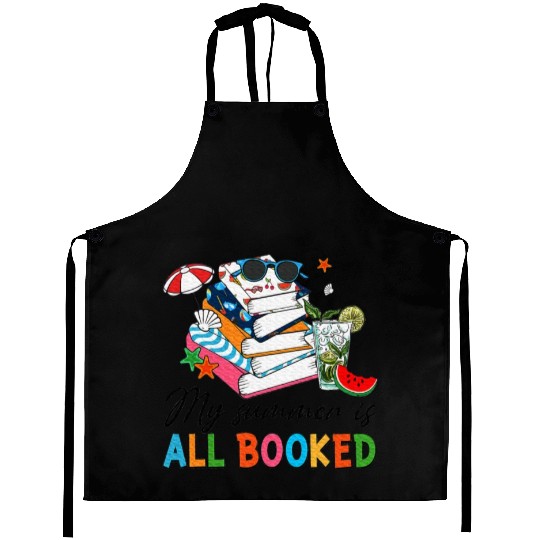 My Summer Is All Booked Reading Aprons