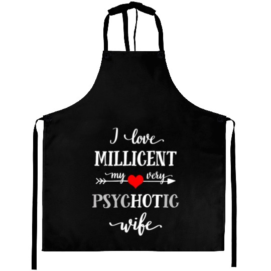 Funny Wife Aprons, Love My Millicent Wife Aprons, Ve