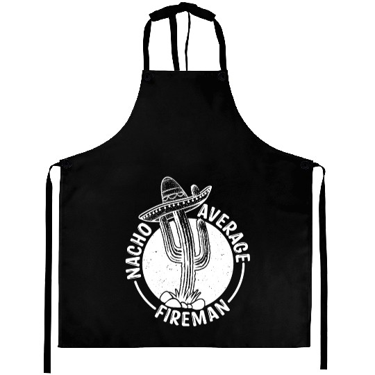 Nacho Average Fireman Aprons