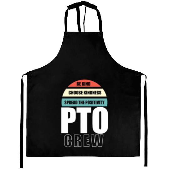 PTO Crew School Volunteer Parent Teacher Aprons