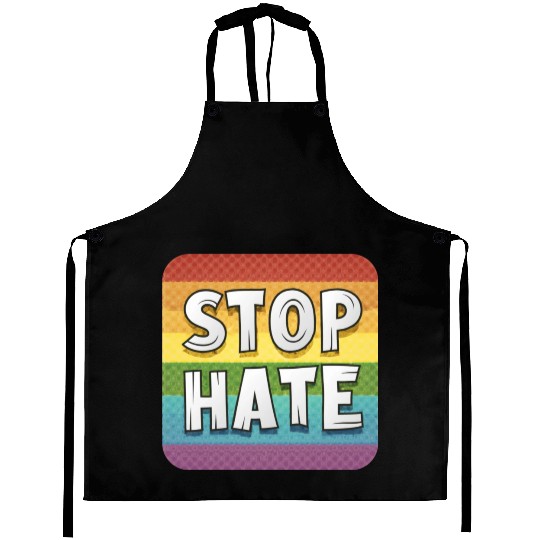 LGBTQ Stop Hate Aprons