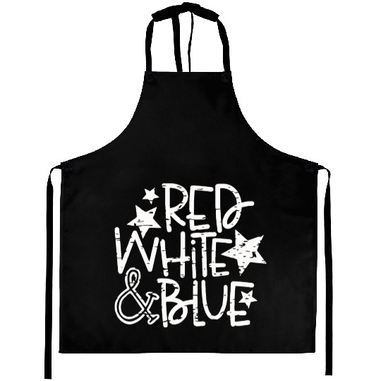 Red White And Blue Aprons