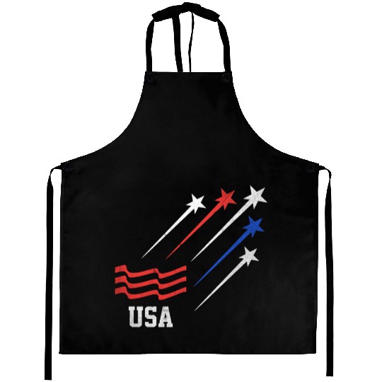 Patriotic 4th Of July USA Aprons