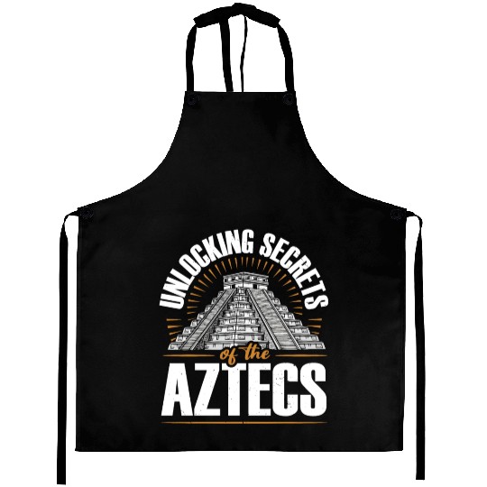 Aztec Pyramid Mayan Indigenous Mexican Aztec Aprons