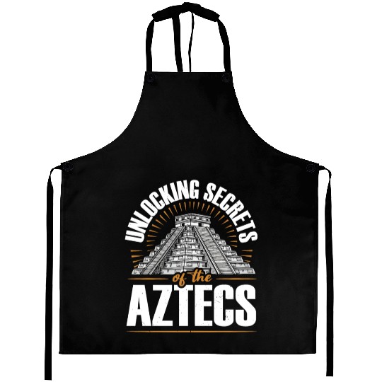 Aztec Pyramid Mayan Indigenous Mexican Aztec Aprons