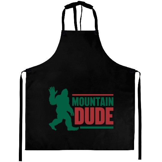 Mountain Dude Aprons