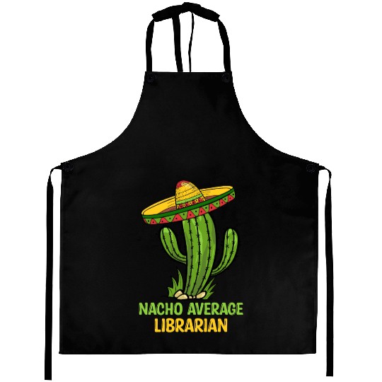 Nacho Average Librarian Aprons