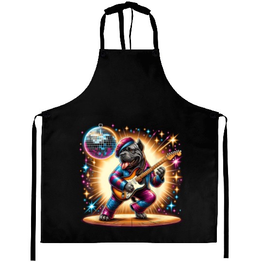 Disco Cane Corso dog Aprons