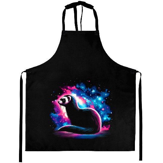 Cool Galaxy Graphic Space Art Aprons