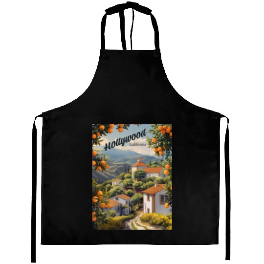 Old Hollywood California: Orange Groves Await Aprons