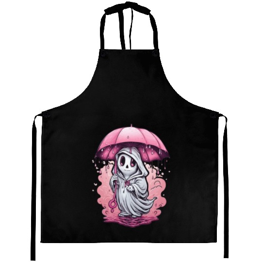 Ghost Tattoo Drawing Aprons
