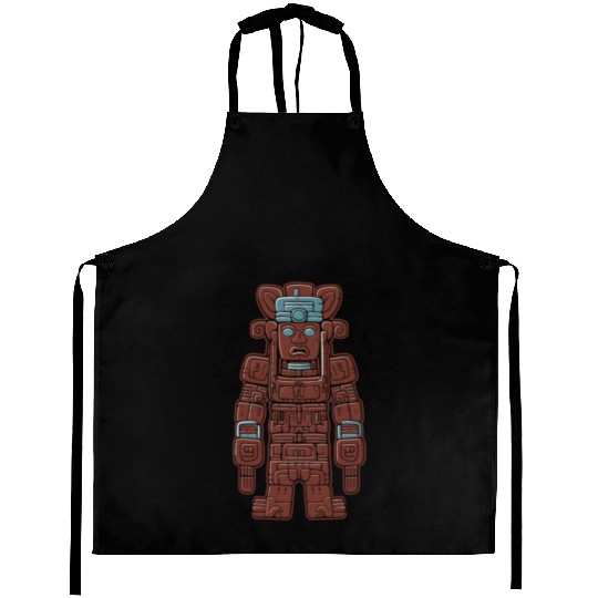Aztec God Ancient Mythology Huitzilopochtli Aprons
