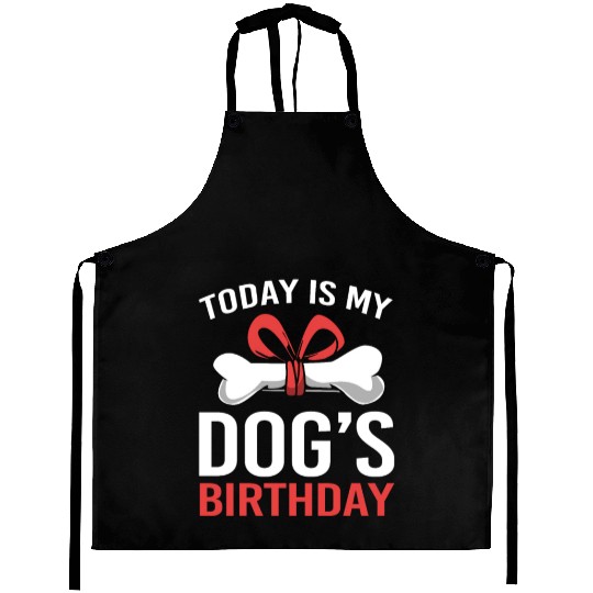 Cute Cocker Spaniel Mom Today Is My Dog's Birthday Aprons