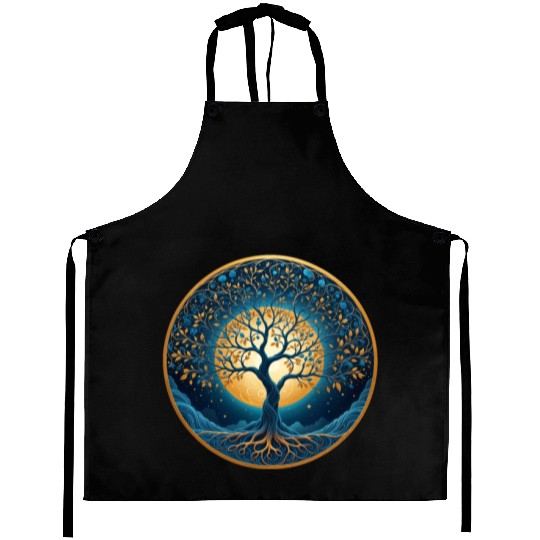 Irish Nordic Celtic Tree of Life Yggdrasil Aprons