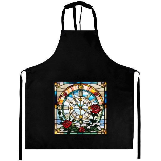 "Time" church window design Aprons