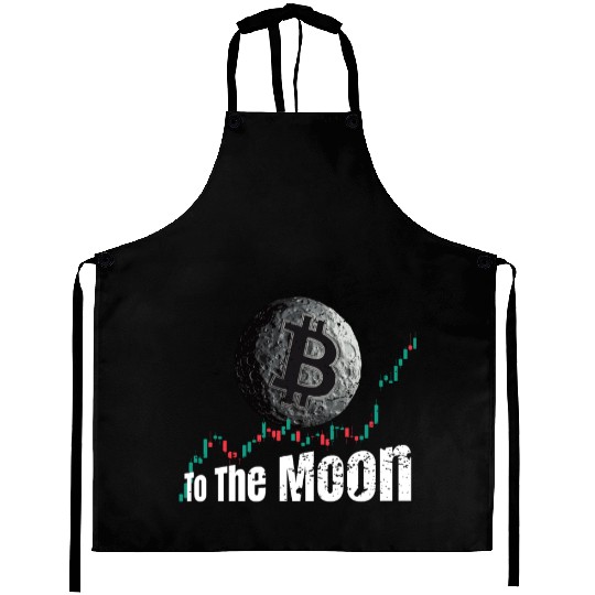Bitcoin Chart To The Moon Aprons