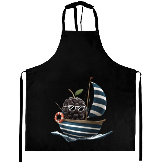 Fruit Boating Blackberries Aprons