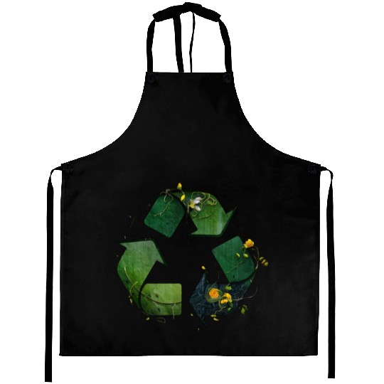 recycling icon Aprons