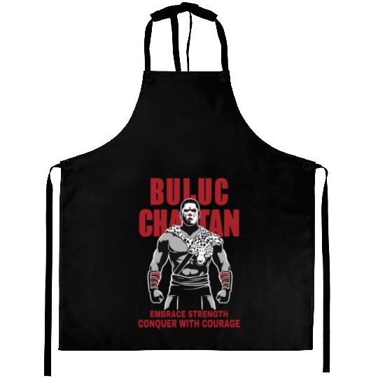 Maya God, Buluc Chabtan Embrace Strength Conquer Aprons