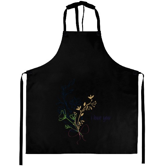 i love you #3 Aprons