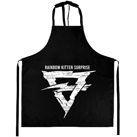 Rainbow Kitten Surprise Indie Band Tribute Aprons