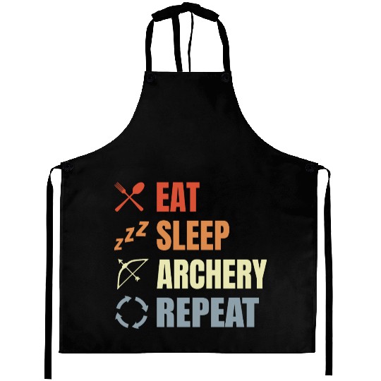 Funny Archery Routine Aprons