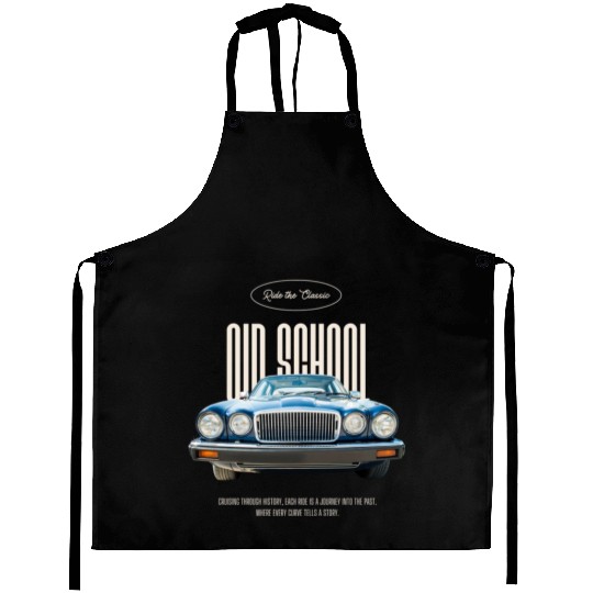old school muscle car Aprons