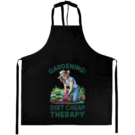 Funny Gardening Quote Aprons