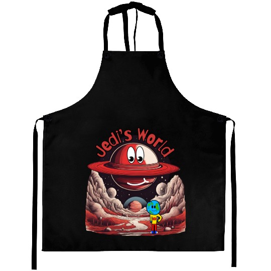 Jedi s World Planet World Aprons