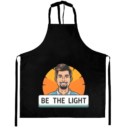 Awesome Design Of Be The Light Aprons